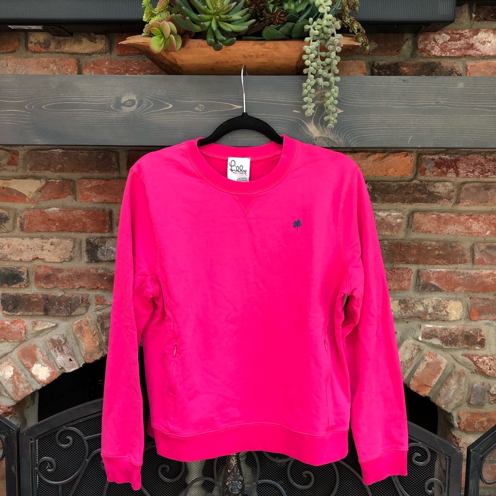 Lilly Pulitzer crewneck sweatshirt in magenta